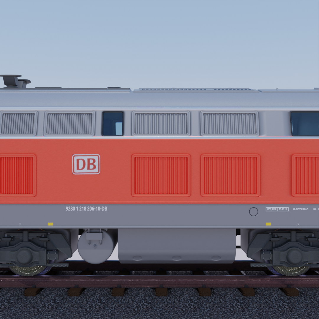 Locomotive diesel DB Classe 218 preview image 3